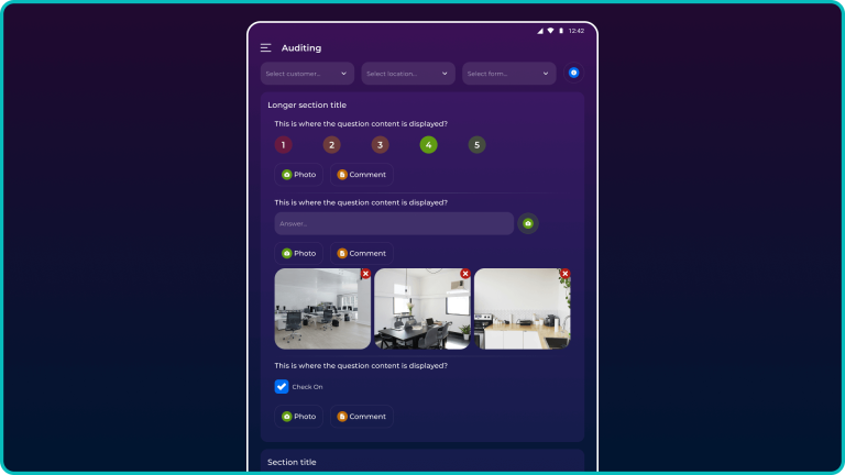 Auditing Compliance App | Proof of Service — FM Software